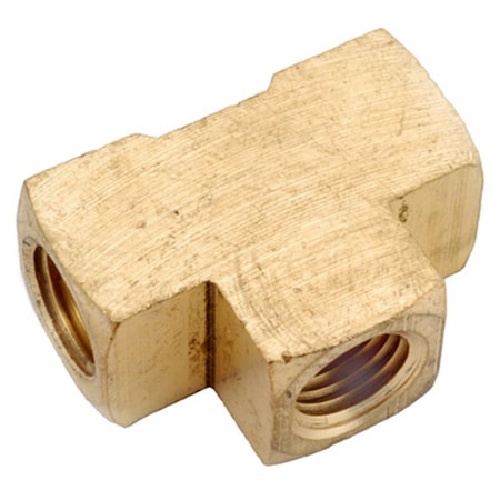 Anderson Metals 756101-04 .25 in. Low Lead Brass Tee 134139